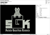 SGK Embroidery File 5 sizes