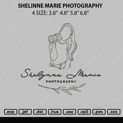 Shelinne Marie Photography Embroidery File 4 size