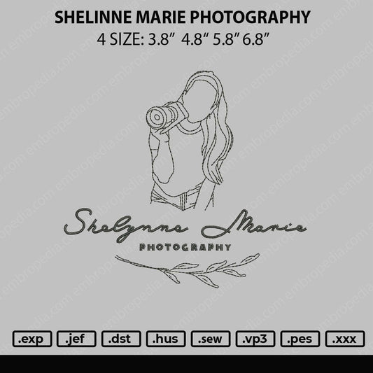 Shelinne Marie Photography Embroidery File 4 size