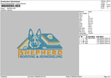 Shepherdtext Embroidery File 6 sizes