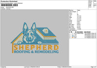 Shepherdtext Embroidery File 6 sizes