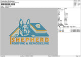 Shepherdtext Embroidery File 6 sizes