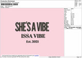 SHE'S A VIBE