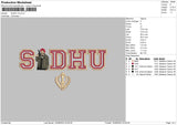 Sidhu V3 Embroidery File 5 sizes