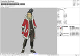 Shikamaru Christmas Embroidery File 4 size
