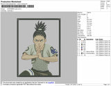 Shikamaru Jutsu Embroidery File 4 size