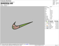 Swoosh Anime Bundle Embroidery File 9 Swoosh