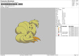 Shiny Ninetales Embroidery File 4 size