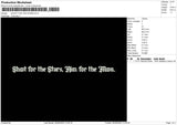 Shoot For The Stars Embroidery File 4 size