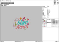 Shoptext 0409 Embroidery File 6 sizes