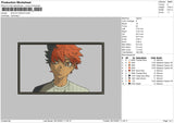 Shoyo Hinata 002 Embroidery File 4 size
