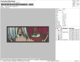 Shoto Todoroki Eyes Rectangle Embroidery File 4 Size