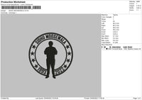 Sidhu Moosewala Embroidery File 4 size