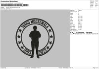 Sidhu Moosewala Embroidery File 4 size