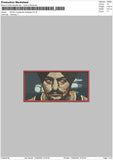 Sidhu Moosewala Rectangle Embroidery File 4 size