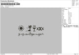 Si En Contigo Embroidery File 6 sizes