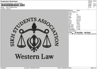 Sikhtext Embroidery File 6 sizes