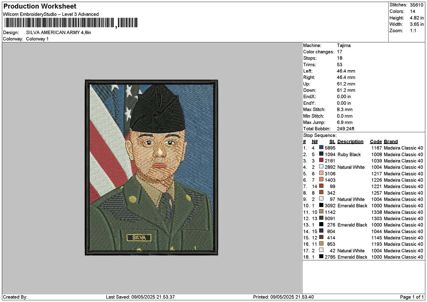 Photoembro 0905 Embroider File 6 sizes