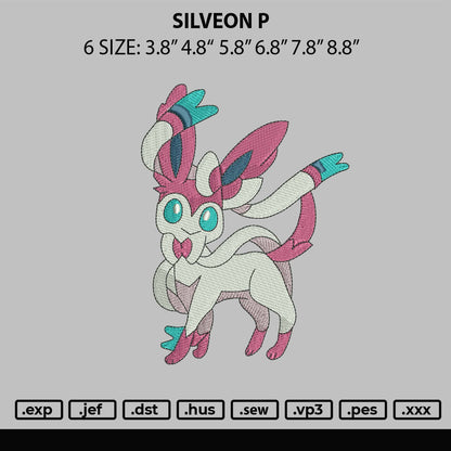 Silveon Embroidery File 6 sizes