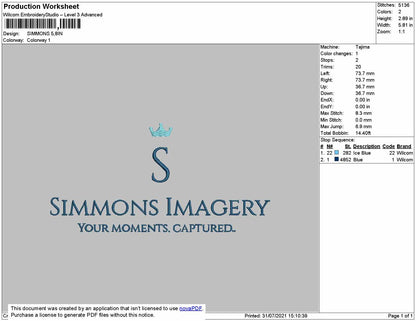 Simmons Imaginary
