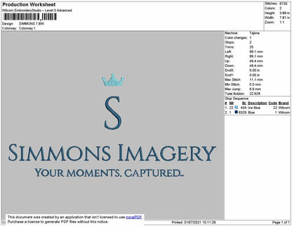 Simmons Imaginary