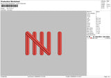 Six Stick Embroidery File 5 sizes