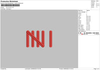 Six Stick Embroidery File 5 sizes