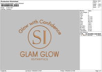 Si Back Embroidery File 6 sizes