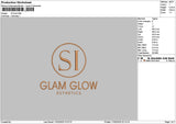Si Front Embroidery File 6 sizes