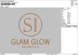 Si Front Embroidery File 6 sizes
