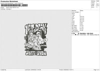 Skate And Snow Embroidery File 5 Sizes