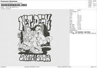Skate And Snow Embroidery File 5 Sizes