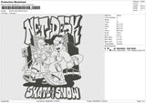 Skate And Snow Embroidery File 5 Sizes