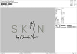 Skin Embroidery File 4 size