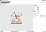 Skin Dreams Embroidery File 4 size