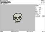 Skullpatch Embroidery File 6 sizes