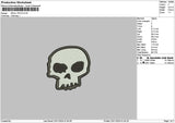 Skullpatch Embroidery File 6 sizes