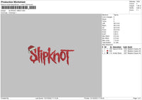 Slipknot Xmas Embroidery File 6 sizes