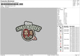 Smack Patch Embroidery File 6 sizes