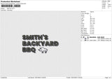 Smiths Embroidery File 4 sizes