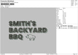 Smiths Embroidery File 6 sizes