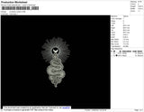 Sunbeam Snake Embroidery File 4 size