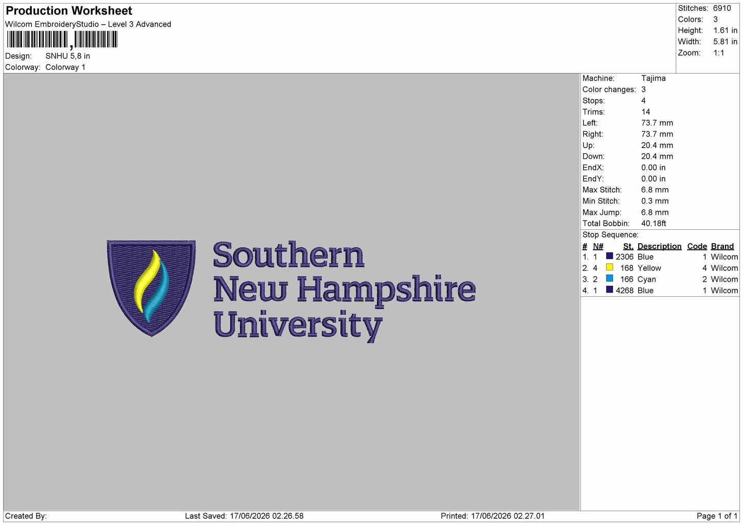 Shnutext Embroidery Machine Design File 6 sizes