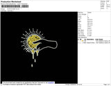 Sun In Hand Embroidery File 4 size