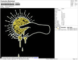 Sun In Hand Embroidery File 4 size