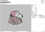 Snoopy0504 Embroidery File 6 sizes