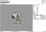 Snoopy Anw Embroidery File 6 sizes