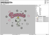 Bonnietext V1 Embroidery File 6 sizes