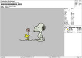 Snoopy 0802 Embroidery File 6 sizes