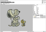 Snoopy Bandage V2 Embroidery File 6 sizes